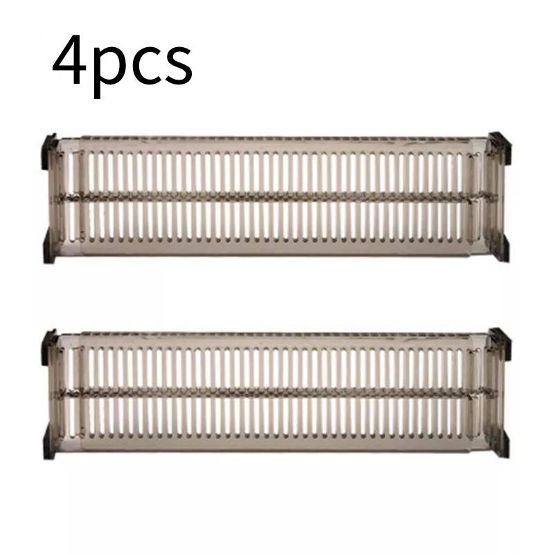 2 Pcs/set Adjustable Drawer Separator Divider Plastic DIY Closet Storage Division Board Separator Divider Grid For Household: 2pcs