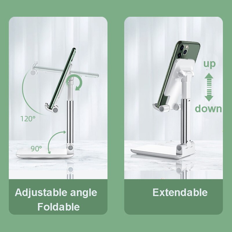 Foldable Desk Mount Mobile Phone Holder Stand for iPhone iPad Huawei Samsung Tablet Smartphone Portable Phone Stand