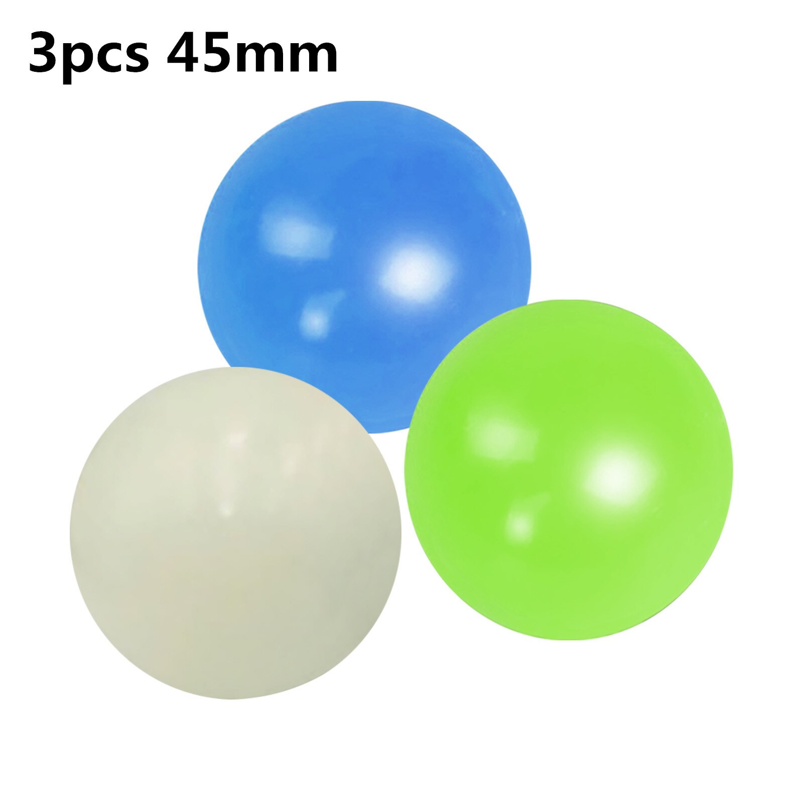 Stick Wall Ball Stress Relief Ceiling Balls Squash Ball Globbles Decompression Toy Sticky Target Ballceiling Light Ball: R 3pcs 45mm