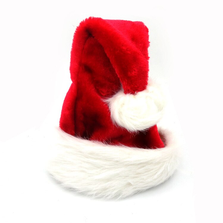 Sombreros de Navidad de Papá Noel para adultos y niños, gorros de árbol de Navidad, rojo azul a rayas, decoración de navidad, de Año ,: red-64