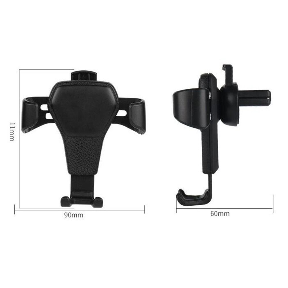 Dermatoglyph gravity bilholder til telefon i bilen luftventil clip mount ingen magnetisk mobiltelefon cell stand support