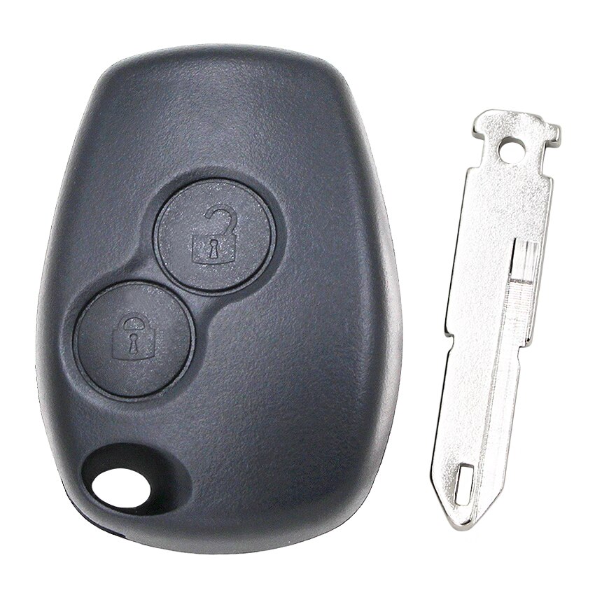 Clé télécommande à 2 boutons, 433MHz, transpondeur ID46 PCF7946AT, pour Renault Modus, Clio 3, Twingo et DACIA DACIA Logan, Sandero
