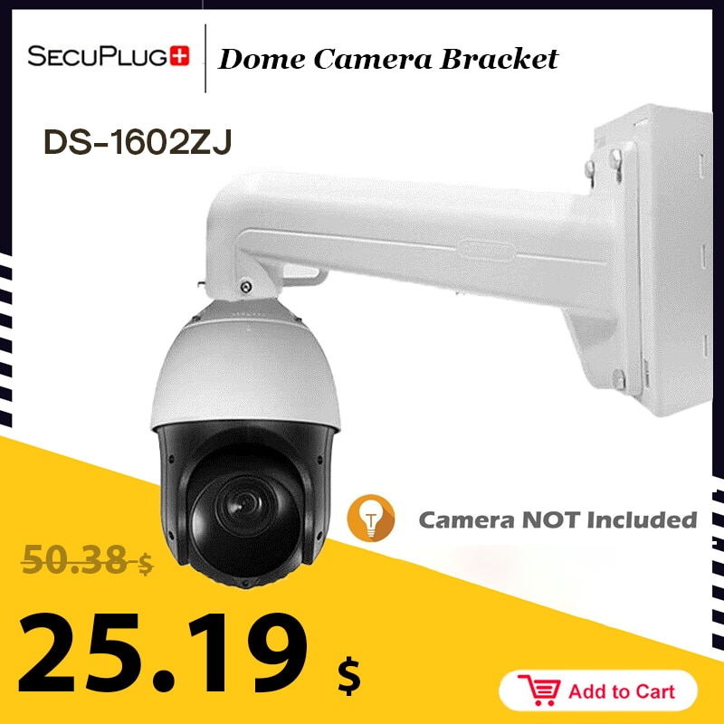 Cctv Security DS-1602ZJ Aluminium Muurbeugel Surveillance Voor Hikvision Speed Dome Ptz Camera Side Bracket Ondersteuning