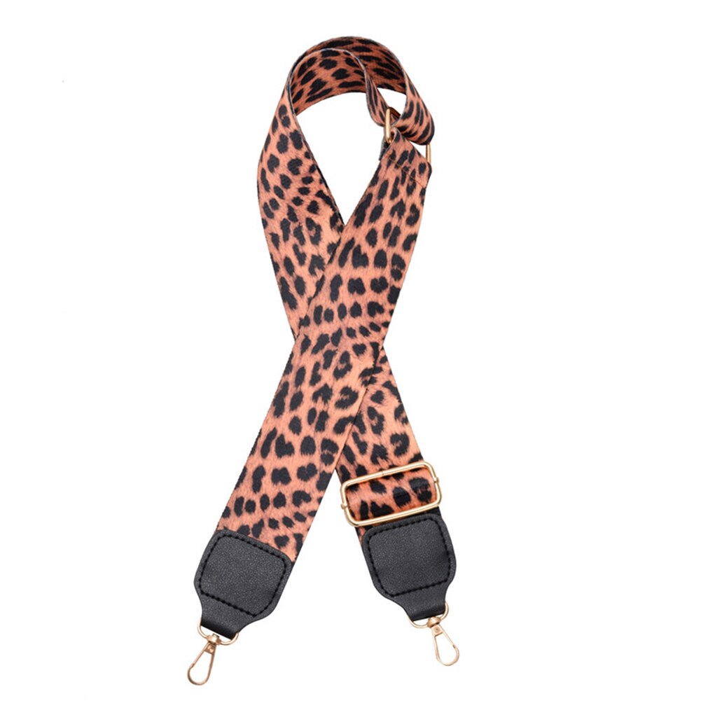 Adjustable Nylon Bag Straps Women Colorful Printing Replacement Wide Strap Shoulder Messenger Handbag Handle Ornaments: E