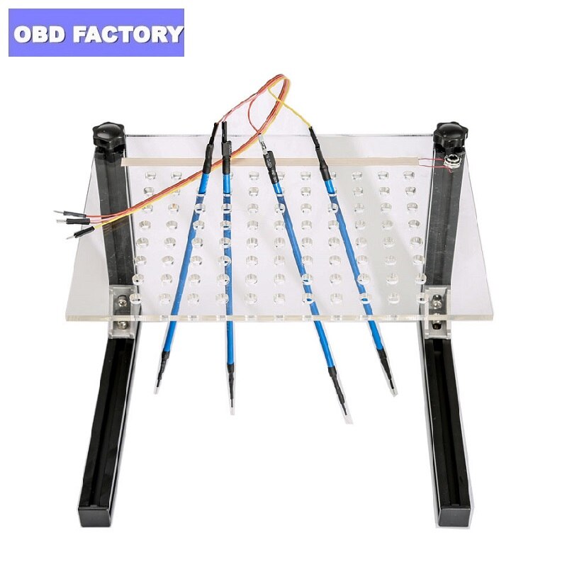 LED BDM Frame Mesh Assistant With 4 Probe Pens Works For KESS/KTAG/FGTECH/BDM100/Dimsport BDM Adapters ECU Remap Bracket