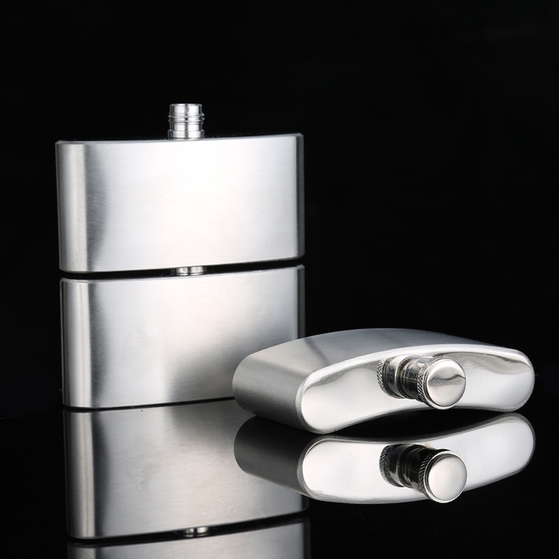 DEOUNY 90Z Assembled Hip Flask Portable Pocket Mini Hip-Flask Stainless Steel Jagermeister Alcohol Bottle Drinkware