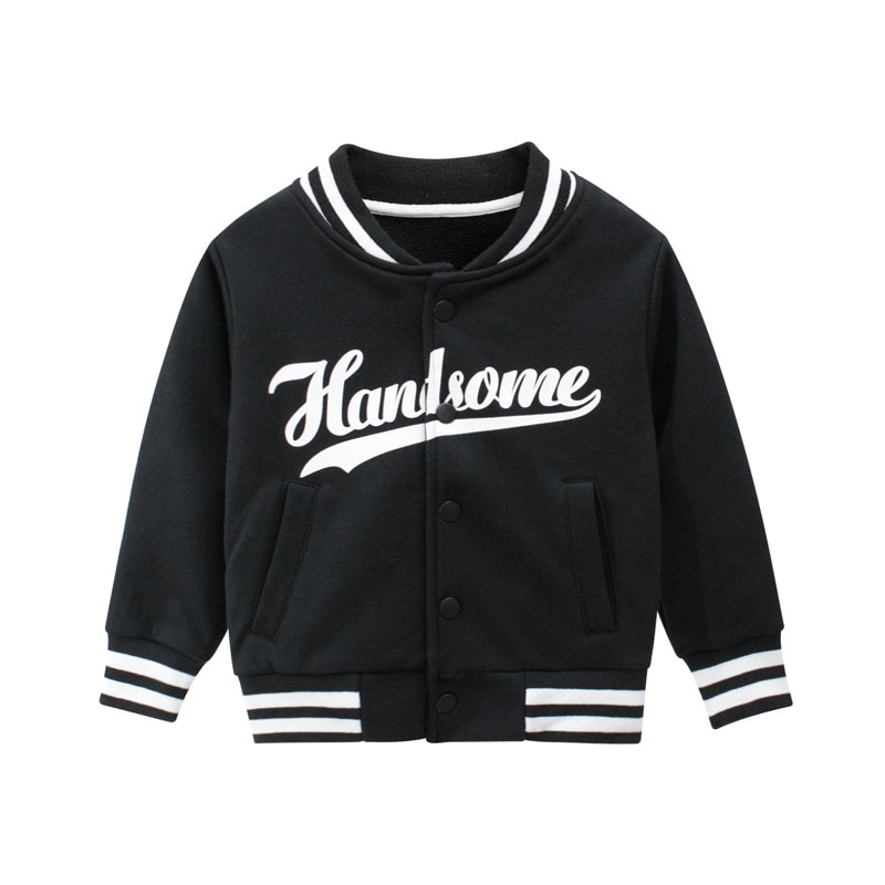 27 børn efterår drenge sweater jakke frakke piger vinter top helærmet børn baseball uniform