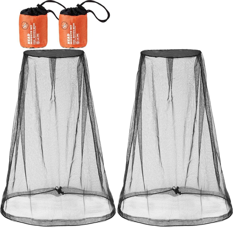 2 Pack Hoofd Netto Gezicht Mesh Head Cover Voor Outdoor Liefhebbers Beschermen Tegen Fly Screen Mosquito Mug En Andere Vliegt -04