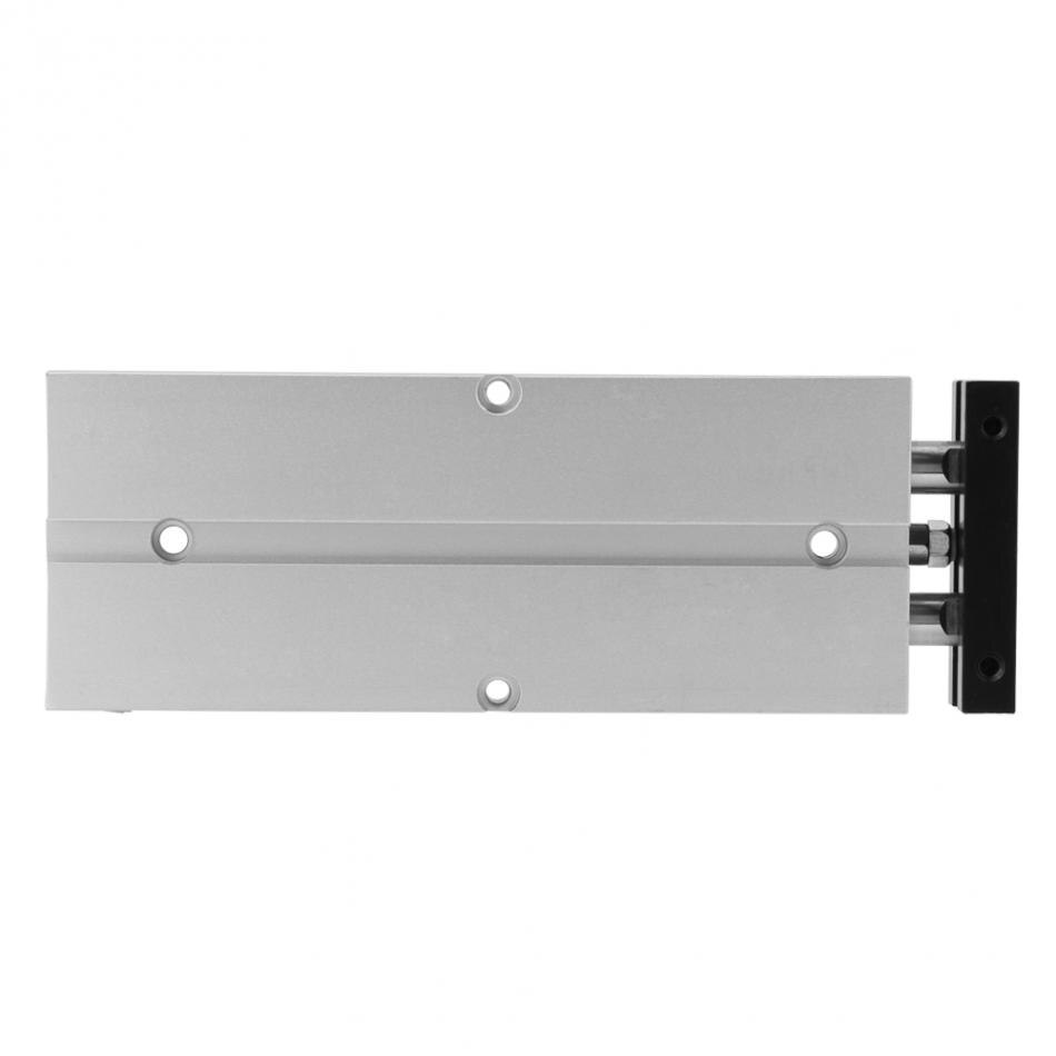 1pc 20mm Air Cilinder Boring 100mm Slag Double-rod dubbelwerkende Aluminium Pneumatische cilinder