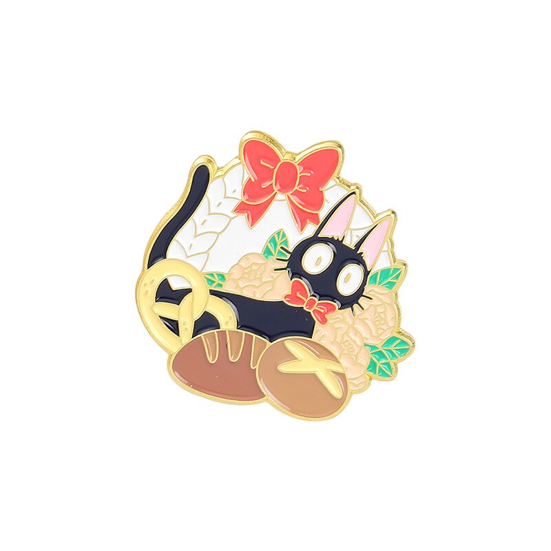 Lucky Mew Maneki Neko – broche chat porte-bonheur, Badges en métal émaillé, broches à revers, vestes, Jeans, accessoires de bijouterie à la: B  4