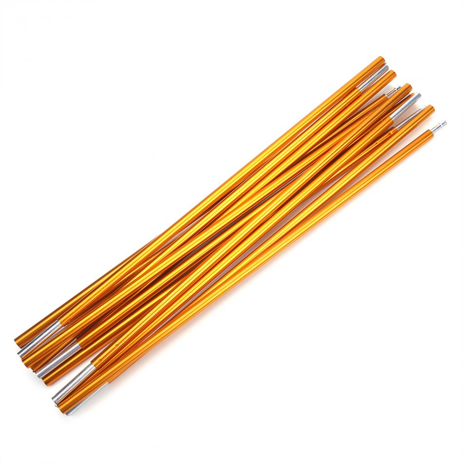 2 x 12 sektioner teltstænger 4.42m vandrecamping teltstænger 8.5mm diam teltstang reservedele med opbevaringstaske telttilbehør