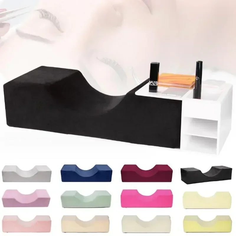 Wimpernkissen Nackenstütze Wimpern Weiches Kissen Pfropfen Wimpern Erinnerung Schaum Wimpernverlängerungskissen mit Tasche machen-hoch Salon