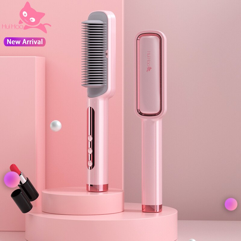 Anion Straight Hair Comb Straight Volume Dual-use Multifunctional Straightener Electric Comb Hair StylingTools