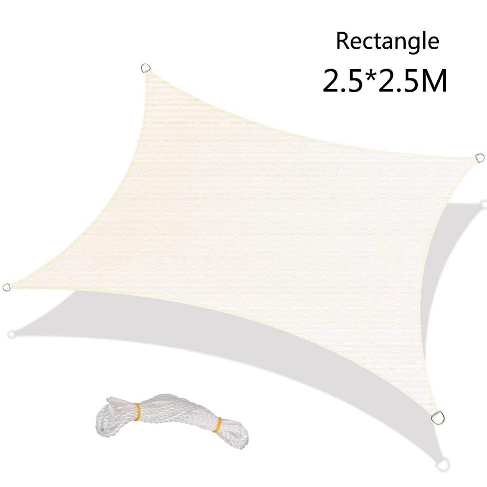 Rechthoek Zon Onderdak Zonnescherm Bescherming Outdoor Waterdichte Luifel Tuin Patio Zwembad Zonnezeil Luifel Camping Picknick Tent: 7