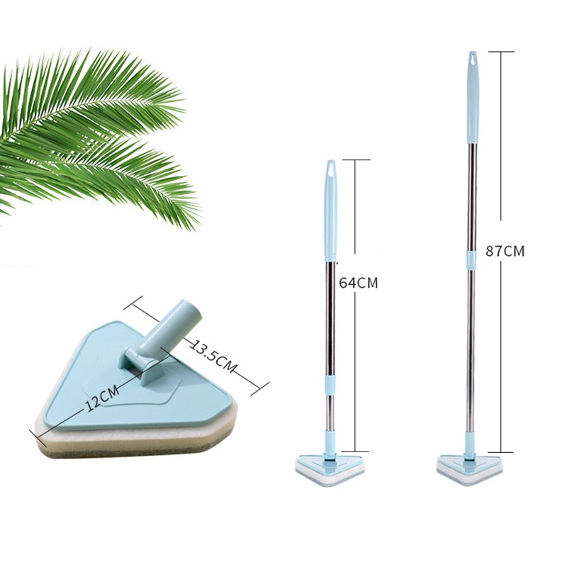 Uitschuifbare Spons Borstels Creatieve Multifunctionele Lange Handvat Zachte Badkamer Bad Tegel Scrubber Spin Hoek Schoner Mops