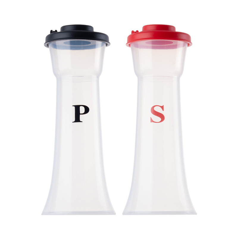 Ströflaska plastkryddaflaska pulverspridare grillkrydda burk krydda pepparpulverflaska: Mörk khaki