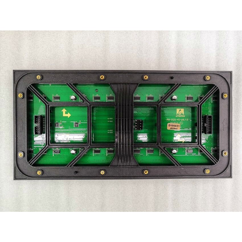 2 Modules LED P10 Extérieur Polychrome 32x16 Pixels - Panneau HUB75 320x160mm, Pilotage 1/4S
