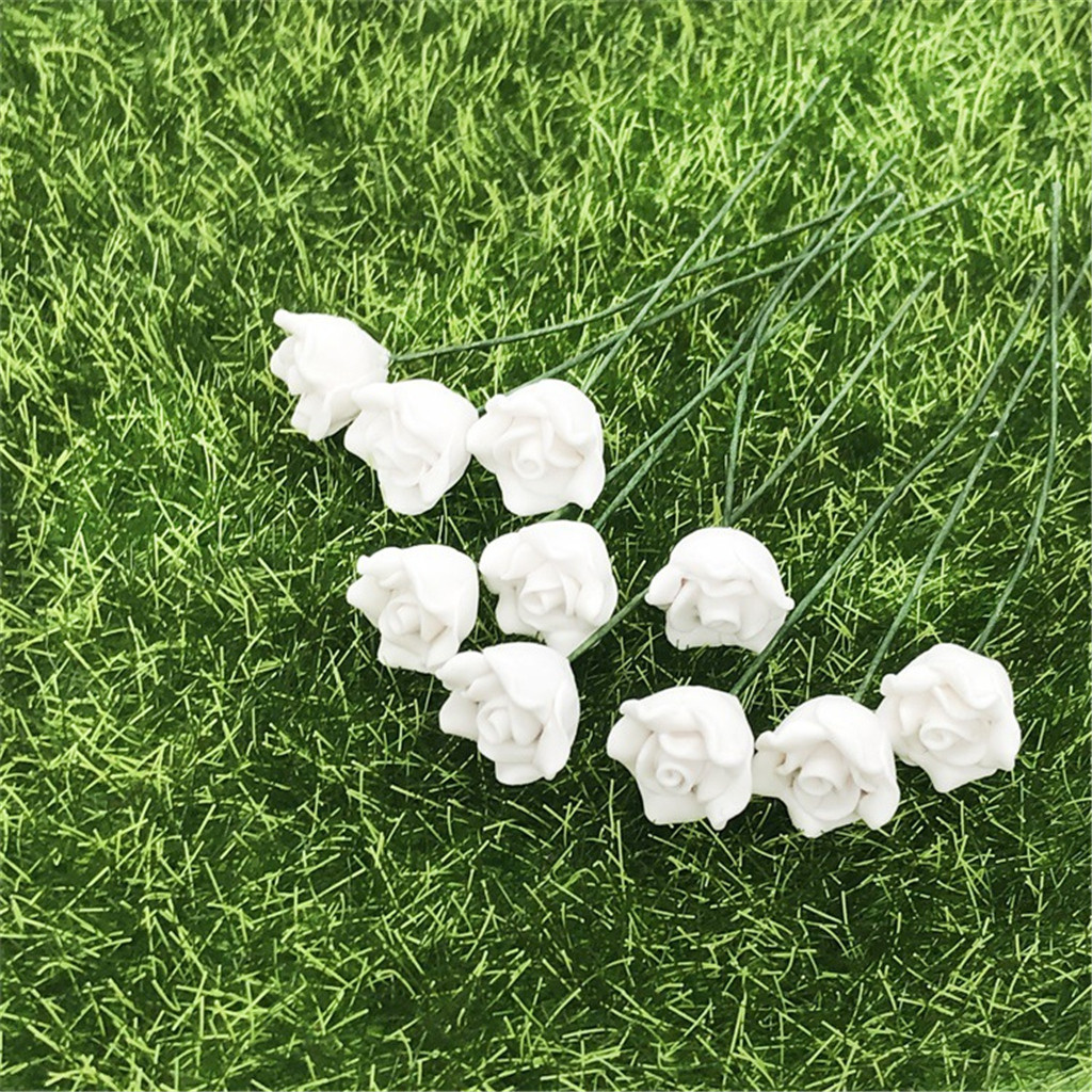 Best Selling Producten 10Pcs Dollhouse Mini Plant Bloem Miniatuur Woonkamer Kids Pretend Play Toy Ondersteuning