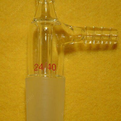24/40,Gas Inlet Adapter with Both Hose Connection,Lab Glassware