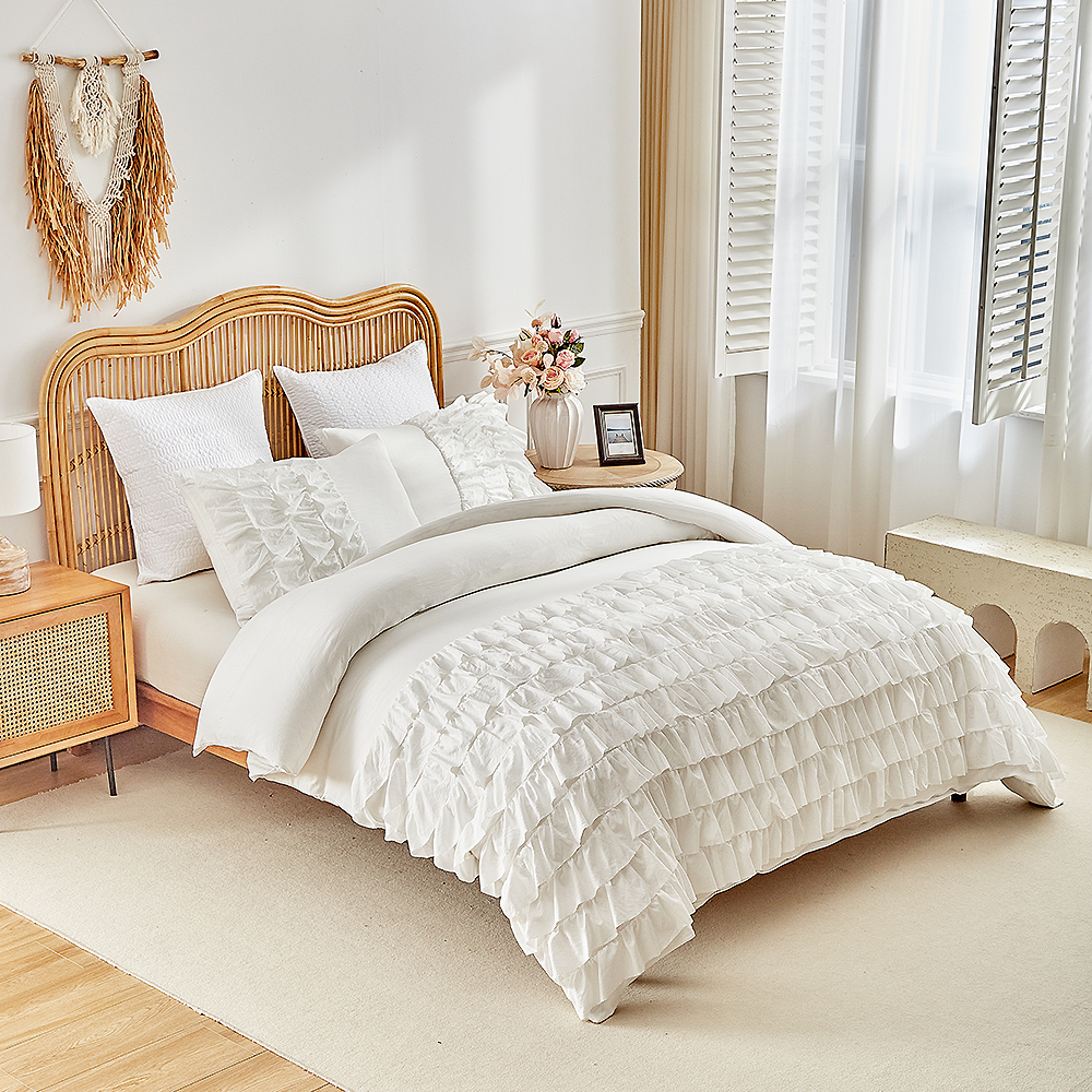 3 Stuks Koningin Dekbed Dekbed Effen Kleur Cover Kussenslopen Set Enkel Dubbel Beddengoed Set Voor Slaapkamer Beddengoed sets