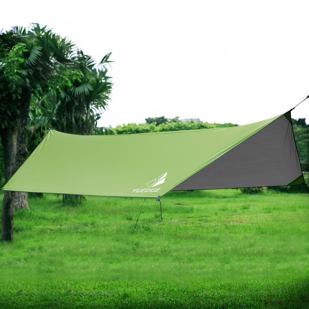 Yuedge vandtæt hexagon solafskærmning telt solafskærmning anti uv udendørs baldakin skygge sejl fortelt camping picnic telt 400cm *300cm