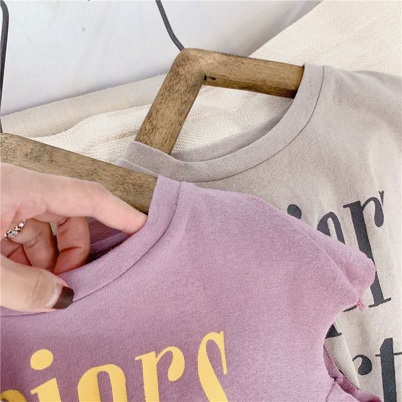Kinderkleding Zomer Meisjes Koreaanse Zomer Mouwloos T-shirt Vest
