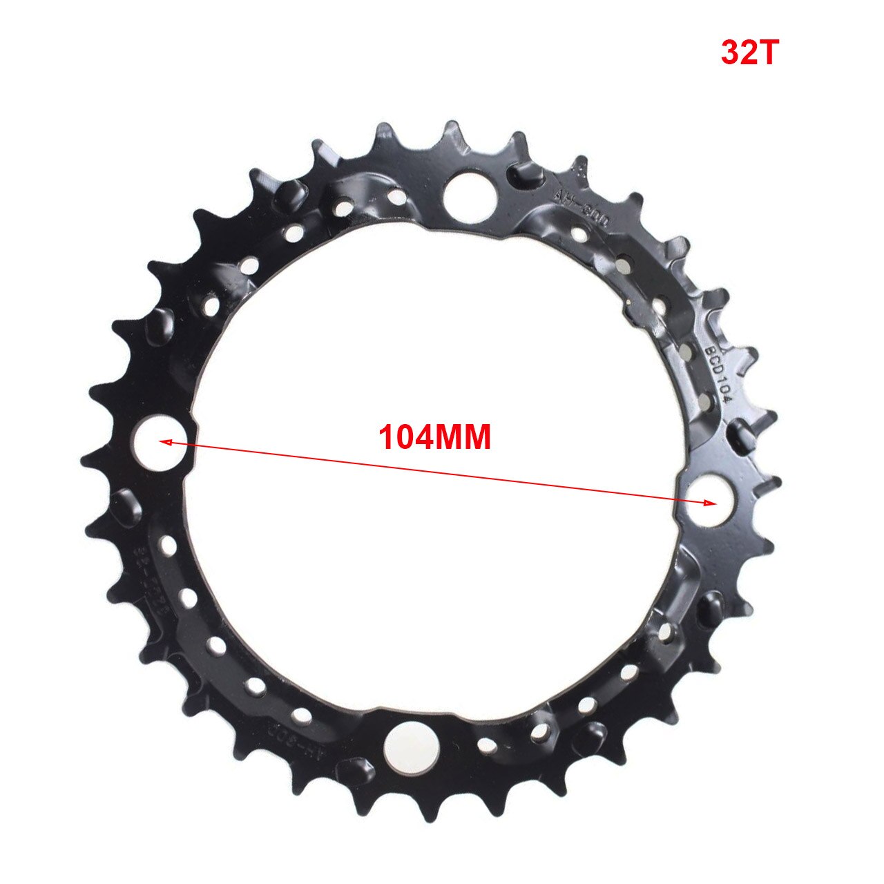 22T 32T 42T 44T Fietsketting Wiel Mtb Chain Wiel Fiets Mtb Fiets Sprocketwheel Kettingblad Voor crankstel M590 M430 Vouwfiets: 32T