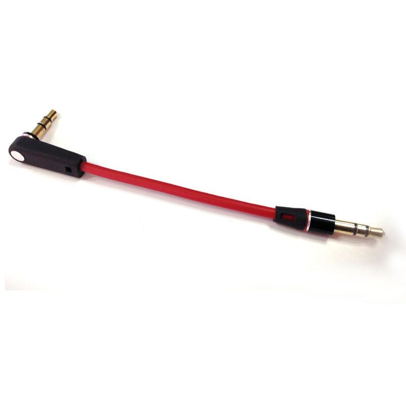 3.5mm korte 20cm svarte jack til jack aux kabel hann til hann stereo lydkabel