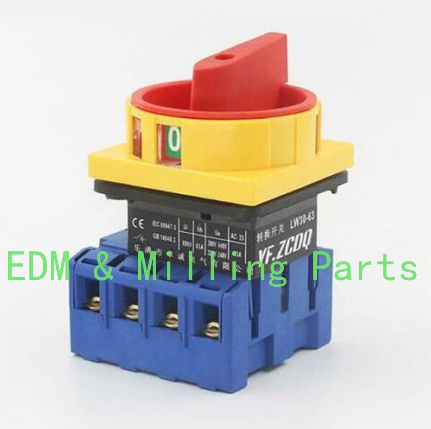 CNC Universal Load Break Switch/ Power Off Switch LW30-63A 4P Rotary Cam Switch 380V