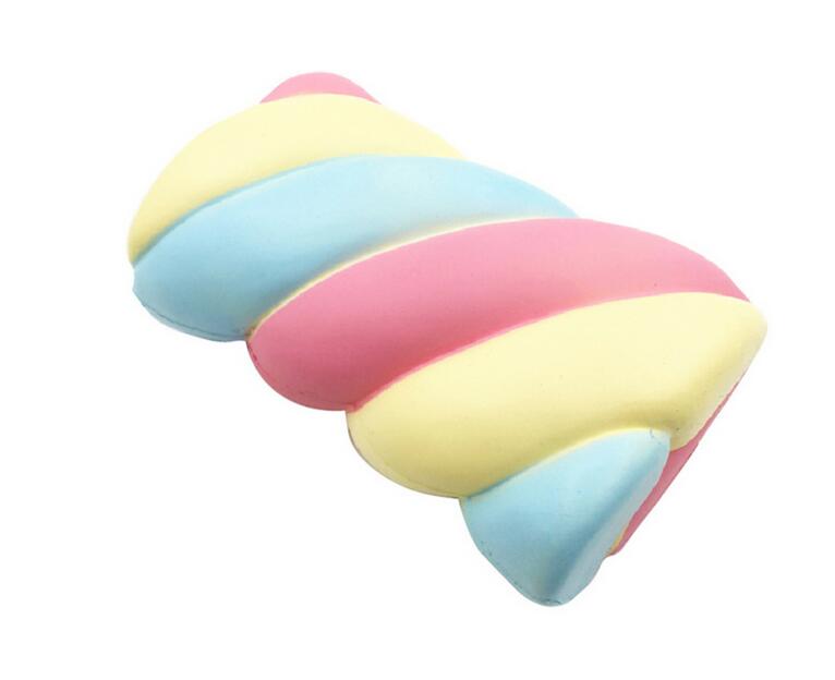 Besegad Jumbo Cute Kawaii Soft Cotton Candy Toy Slow Rising Squishy Squeeze Squshies Toys for Adults Relieves Stress Anxiety: Color