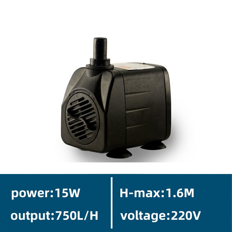 AC 220V 4type US Plug Submersible Water Pump Aquarium Fountain Air Fish Pond Tank 1pcs