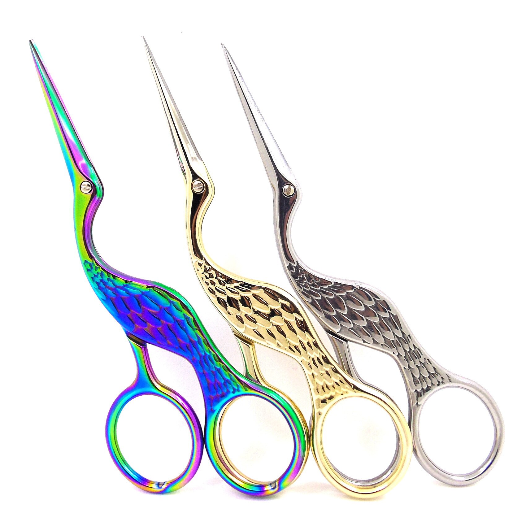 Crane scissors (real spot) 13cm Crane-shaped sciss... – Grandado