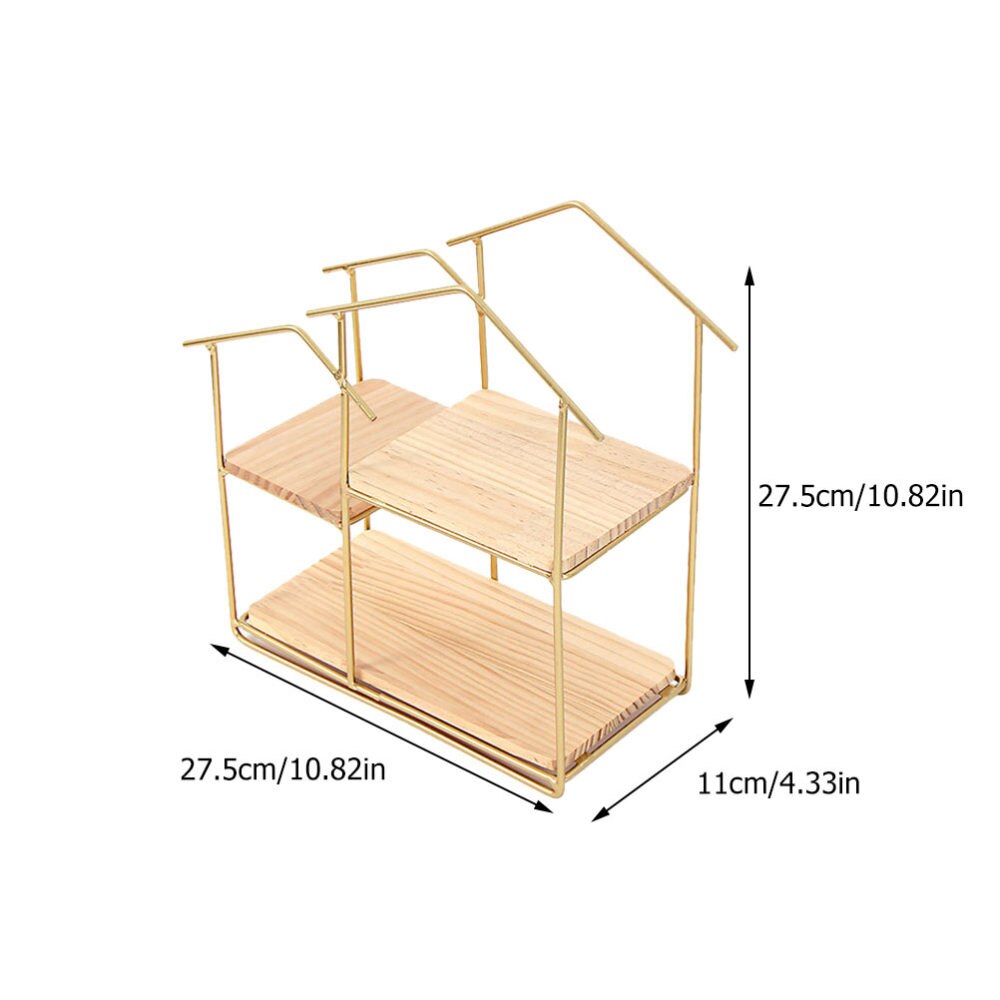 1Pc Solid Wood Wall Shelf Nordic Style Storage Shelf Wall Stand