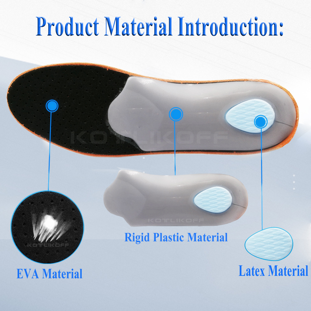 Plantillas ortopédicas para pies planos para calzado de hombre mujer y niño, plantilla para zapato, corrección de arco del pie, de cuero, piel, unisex