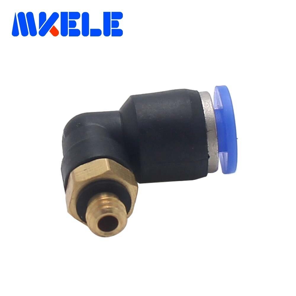 PL series pneumatic fitting externally threaded L-shaped air quick connector coupling adapter 1 pcs Package transportation fee