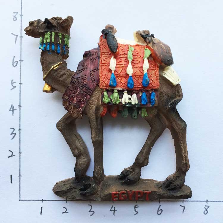 Egyptiske indretningsmagneter til kunsthåndværk 3d harpiks egypten turist køleskabsmagnet souvenir køkkentilbehør dekoration hjem: 4