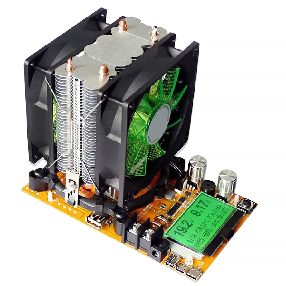 180W Electronic Load Tester USB Adjustable Testing Module Power Meter Digital capacity tester power Battery Discharge Nice