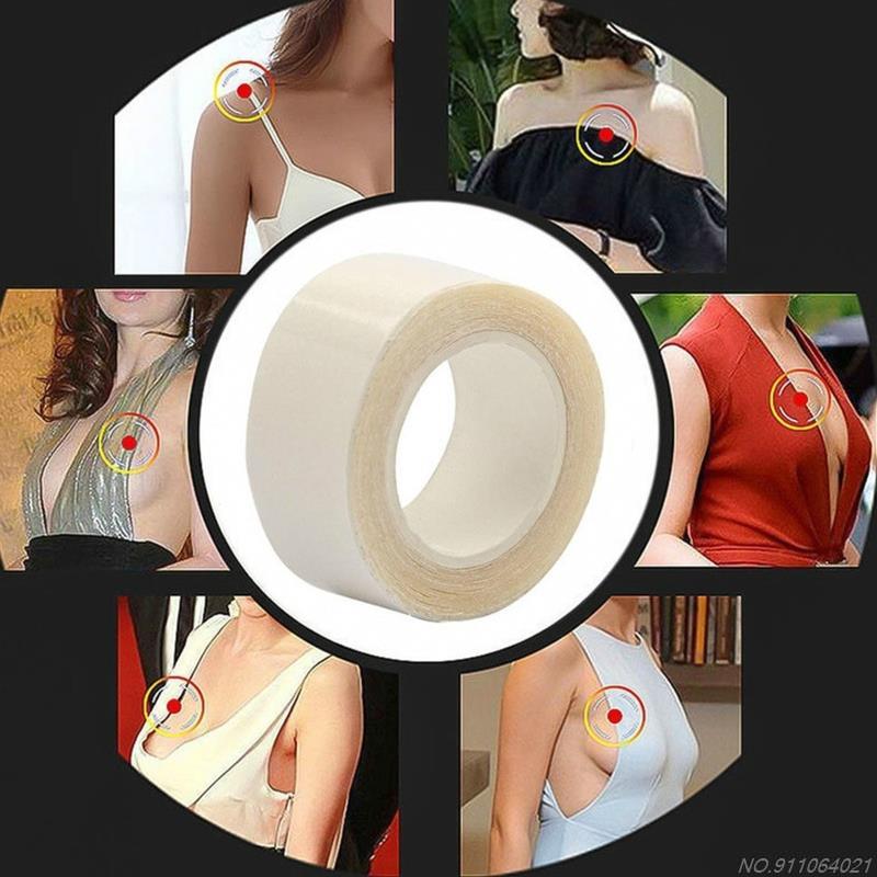 Double Sided Clothing Body Tape Strips Safe Sweatproof Waterproof Clear Self-Adhesive Sticker for Women Dress Clothes