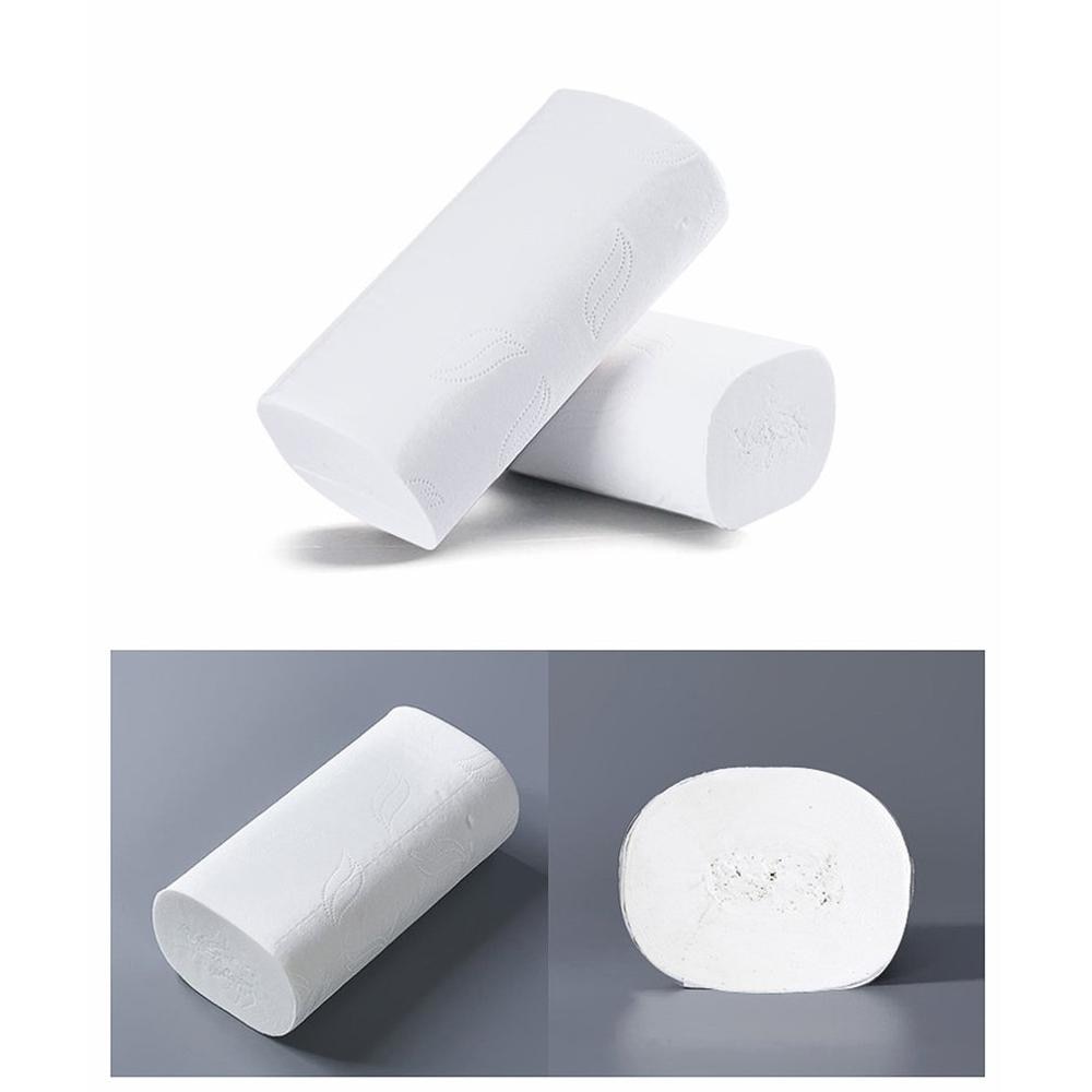 Household Toilet Paper Affordable Coreless Paper Wood Pulp Tissue Roll Paper Toilet Roll Paper 10 Rolls