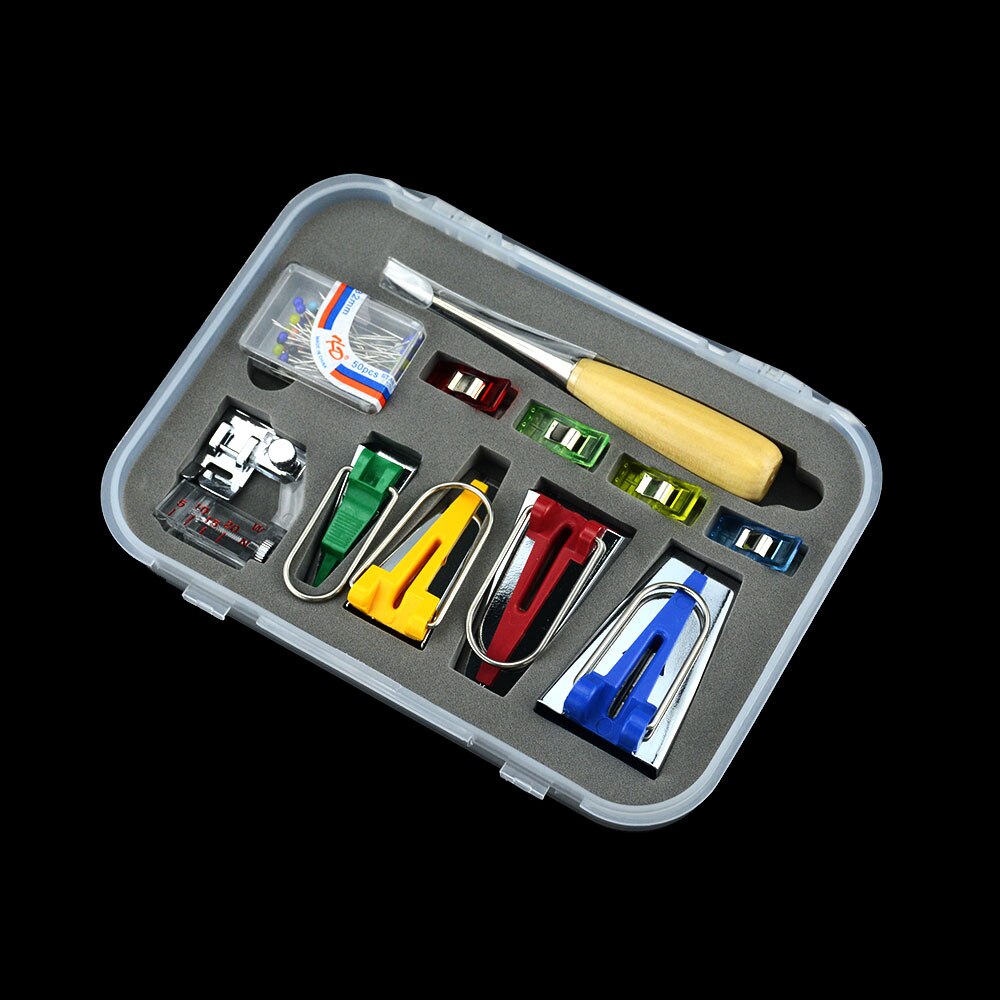 Sewing Machine Tools sets DIY Patchwork Quilting Tool Binding Sew Multifunction Sewing Bias Tape Maker Set