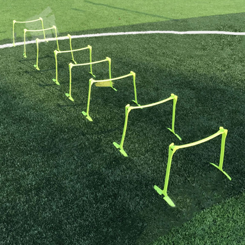 5pcs Pack Portable Sports Training Agility Hurdles Soccer Football Plyometric Speed Hurdles Foldable Collapsible Hurdle