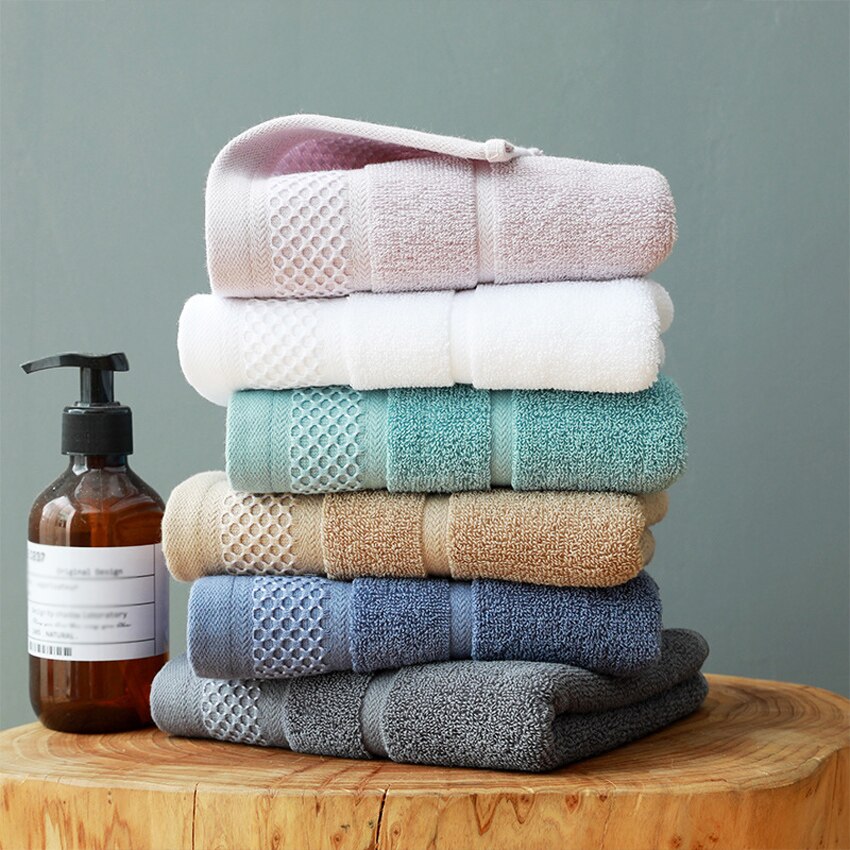 Geometric Face Towel Cotton Thick Soft Towels Hair Hand Home Hotel Spa Towel Adults Kids toalla de cara serviette