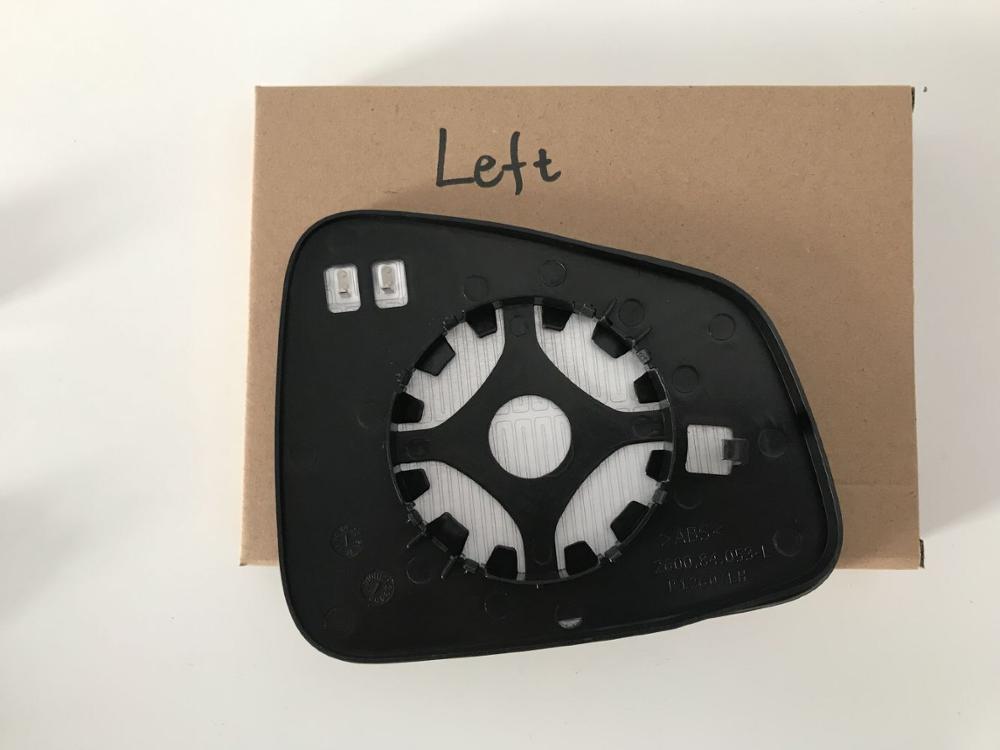 Door car wing mirror glass replacement for OPEL VAUXHALL MOKKA heated with back plate: Left