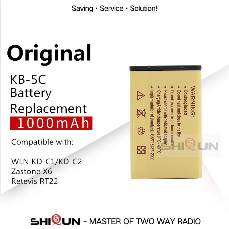 Kb -5c 1000 mah li-ion batteri til wln kd -c1 kd-c2 kd-c10 kd-c50 kd-c51 kd-c52 kompatibelt  rt22s rt15 nk-u1 x6 rt22 rt622 batteri: 1 pc