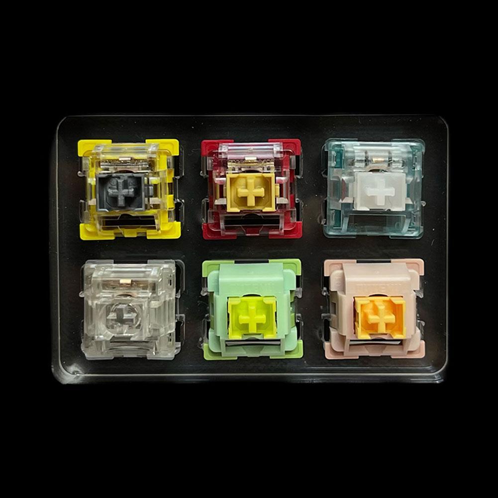 10pcs Outemu Switches Mechanical Keyboard Switch Silent Clicky Linear Tactile Similar Holy Panda Switch Lube RGB Gaming MX Switc