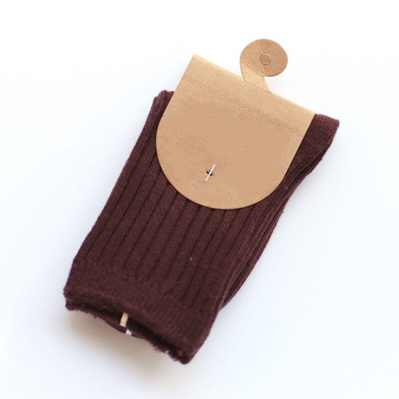 Pasgeboren Baby Sokken Kinderen Katoenen Peuter Baby Korte Buis Sok Effen Kleur Zachte Baby Meisje Jongen Sokken Leuke Baby Peuter warm Sokken: coffee