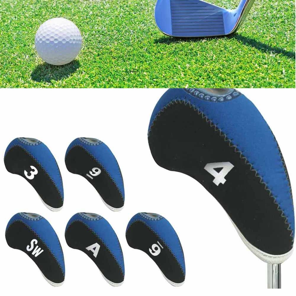 10 stuks tweekleurige golfijzerhoezen, beschermende sportaccessoires voor buiten