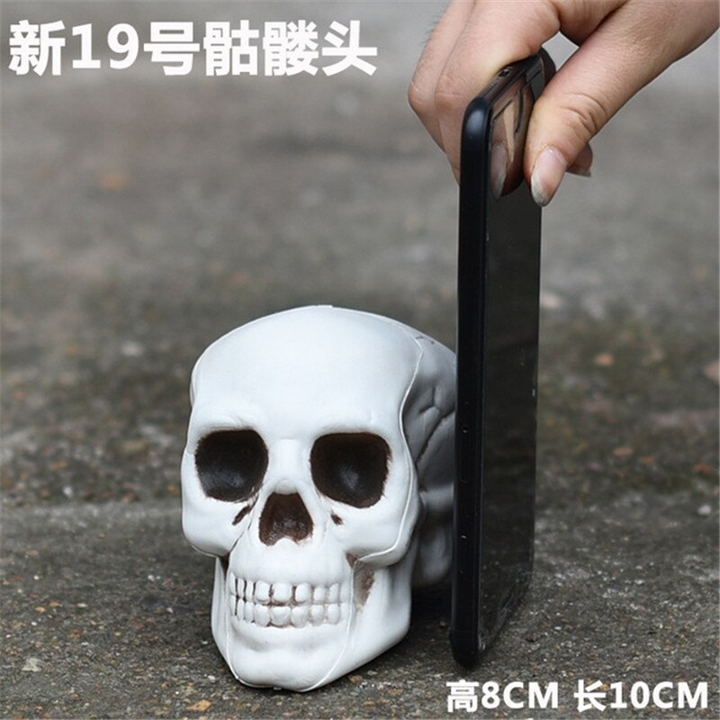 entsetzlich Schädel Statue Skulptur Halloween Bar Nachtclub Dekor Handwerk Malerei Requisiten Bar KTV Zähler Hause Dekoration: 19