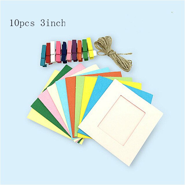 Cute Cat Shape Kraft Paper Photo Frame for Pictures Hanging Frame Wedding Wall Decor Graduation Party Photo Booth Props: C