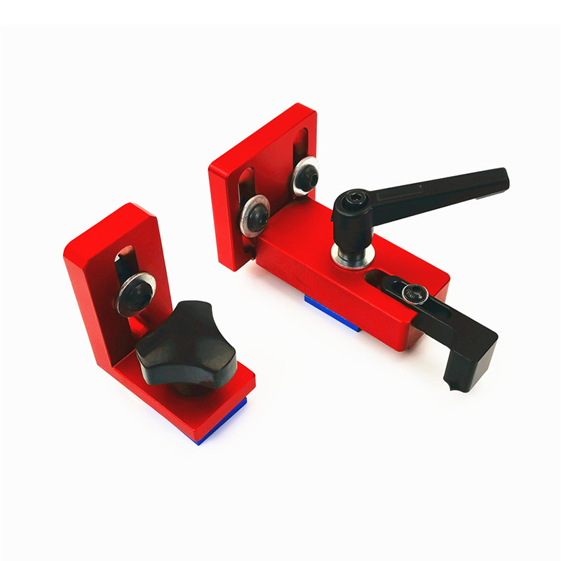 Chute Aluminium Alloy T-tracks Woodworking Standard Miter Track Stop for Carpentry Workbench Router Table